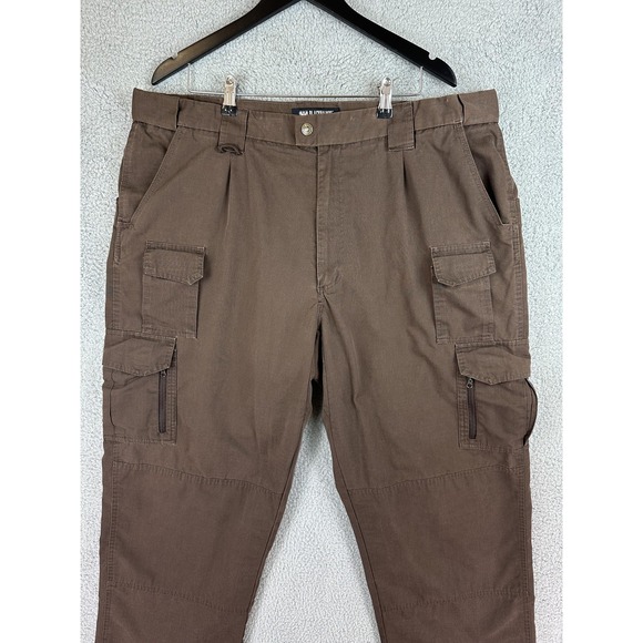 Blackhawk Warrior Wear Pants Mens 44x30 Brown Cargo Tactical Ripstop Outdoor Men